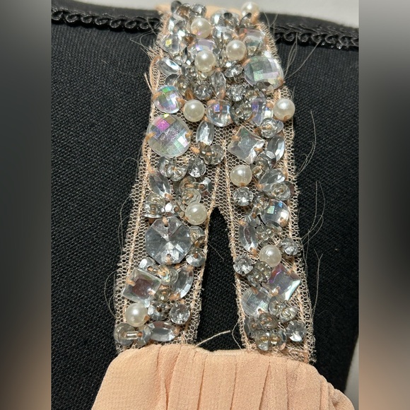 City Studio Beaded Midi Dress - 7 - Cream - Used - Picture 6 of 8